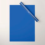 Cobalt Blue Solid Color Wrapping Paper Gallery Image 1
