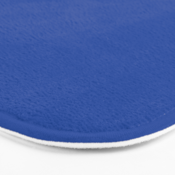 Cobalt Blue Solid Color Bath Mat Gallery Image 3