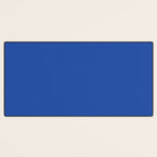 Cobalt Blue Solid Color Desk Mat Gallery Image 3