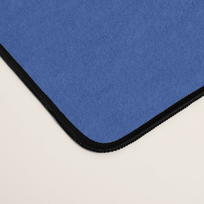 Cobalt Blue Solid Color Desk Mat Gallery Image 4