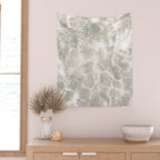 Clear water | beach fine art photography | sea wave and sand Wall Tapestry Gallery Image 2