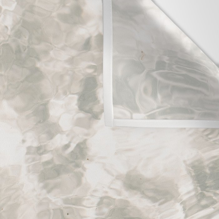 Clear water | beach fine art photography | sea wave and sand Wall Tapestry Gallery Image 3