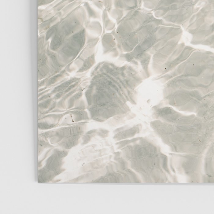 Clear water | beach fine art photography | sea wave and sand Poster Gallery Image 3