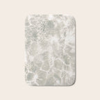 Clear water | beach fine art photography | sea wave and sand Bath Mat Gallery Image 1