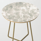 Clear water | beach fine art photography | sea wave and sand Side Table Gallery Image 2
