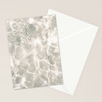 Clear water | beach fine art photography | sea wave and sand Stationery Card Gallery Image 2