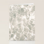 Clear water | beach fine art photography | sea wave and sand Stationery Card Gallery Image 2