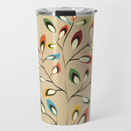 Mid-Century Abstract Branch 02 Travel Mug Gallery Image 1