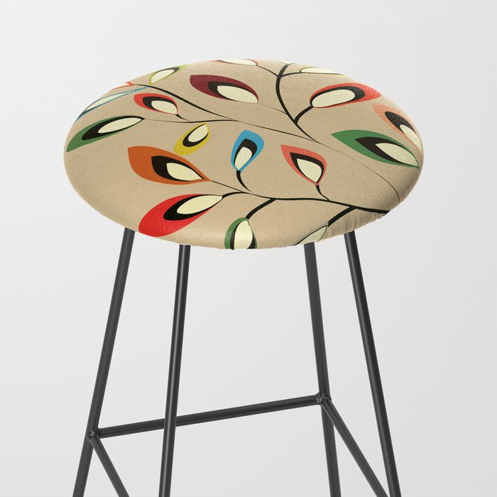 Mid-Century Abstract Branch 02 Stool Gallery Image 2