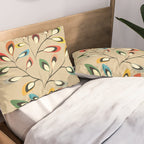 Mid-Century Abstract Branch 02 Pillow Sham Gallery Image 2