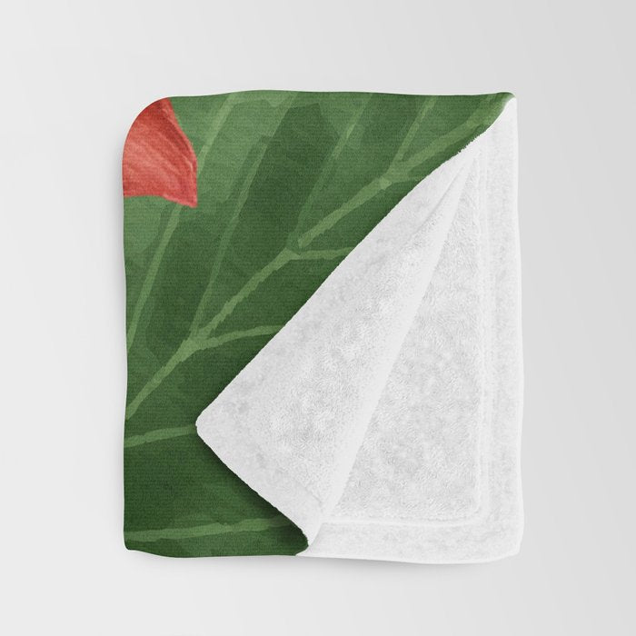 Abstract Tropical Art 12 Throw Blanket Gallery Image 3