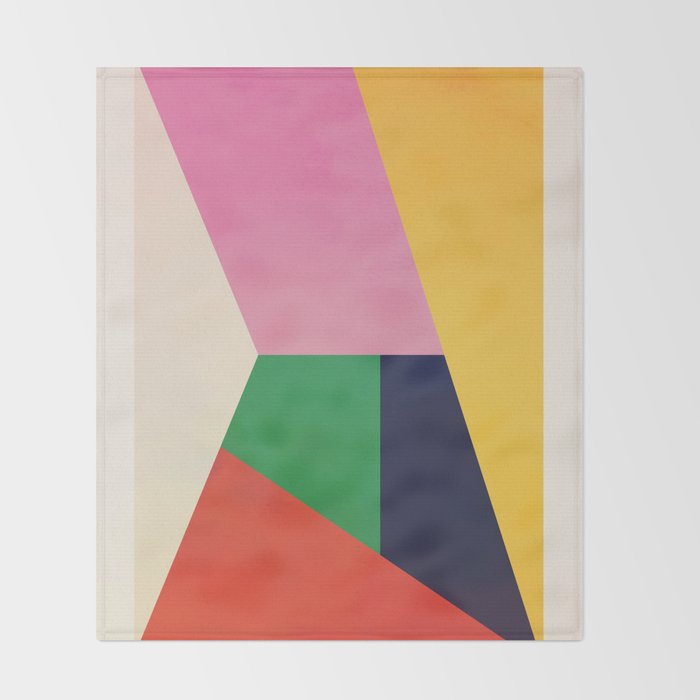 Geometric Shapes 120 Throw Blanket Gallery Image 2