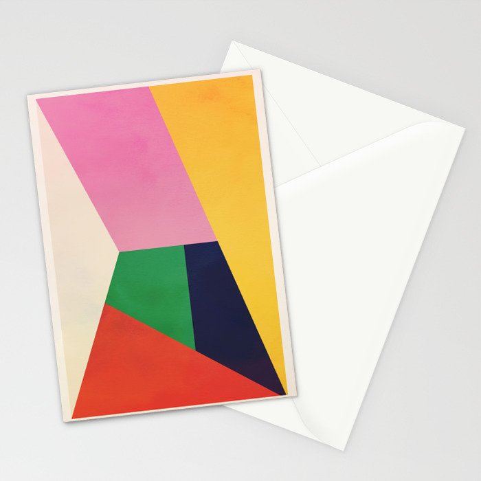 Geometric Shapes 120 Stationery Card Gallery Image 2