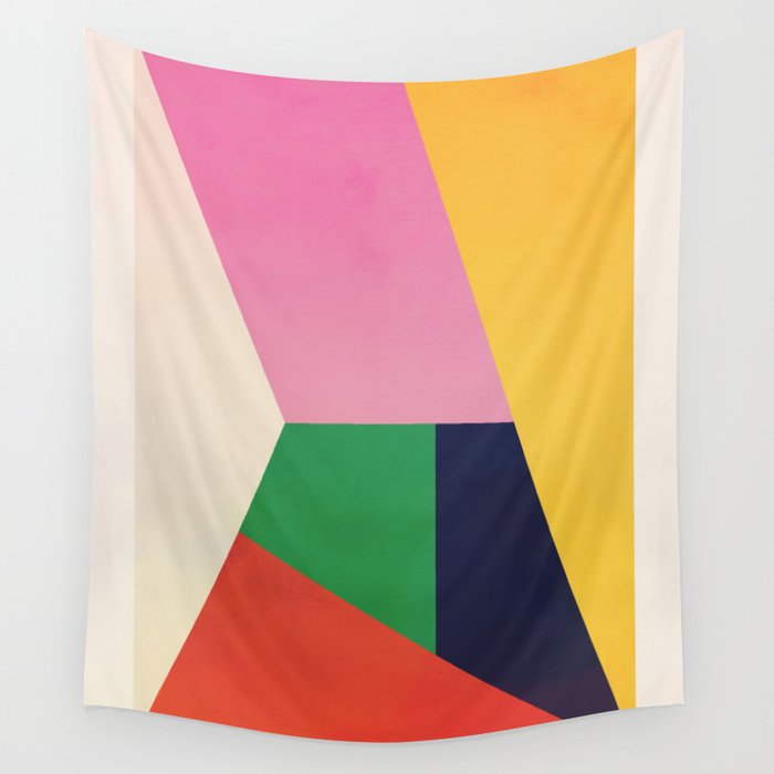 Geometric Shapes 120 Wall Tapestry Gallery Image 4