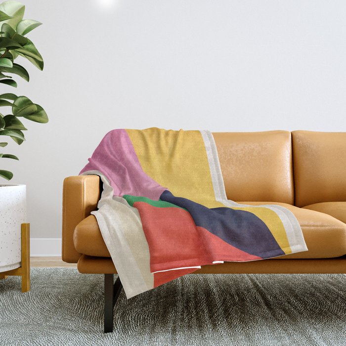 Geometric Shapes 120 Throw Blanket Gallery Image 1
