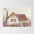 The Old Country Farm in Rustic Brown - Farm House Decor Rug Gallery Image 2