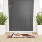 The Old Country Farm in Rustic Brown - Farm House Decor Welcome Mat Gallery Image 3