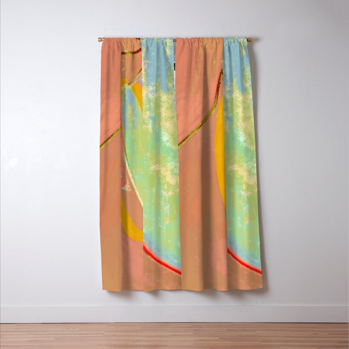 Golden Hoops Window Curtain Gallery Image 3