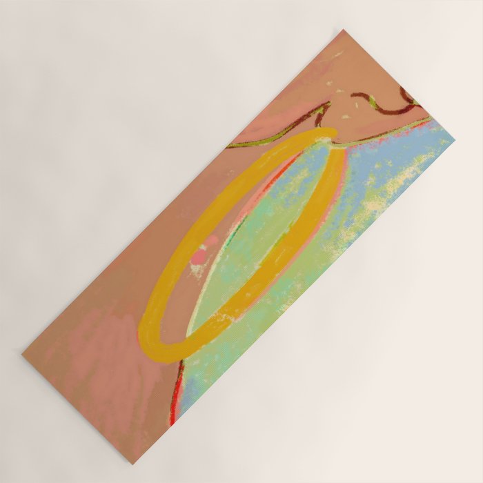 Golden Hoops Yoga Mat Gallery Image 1
