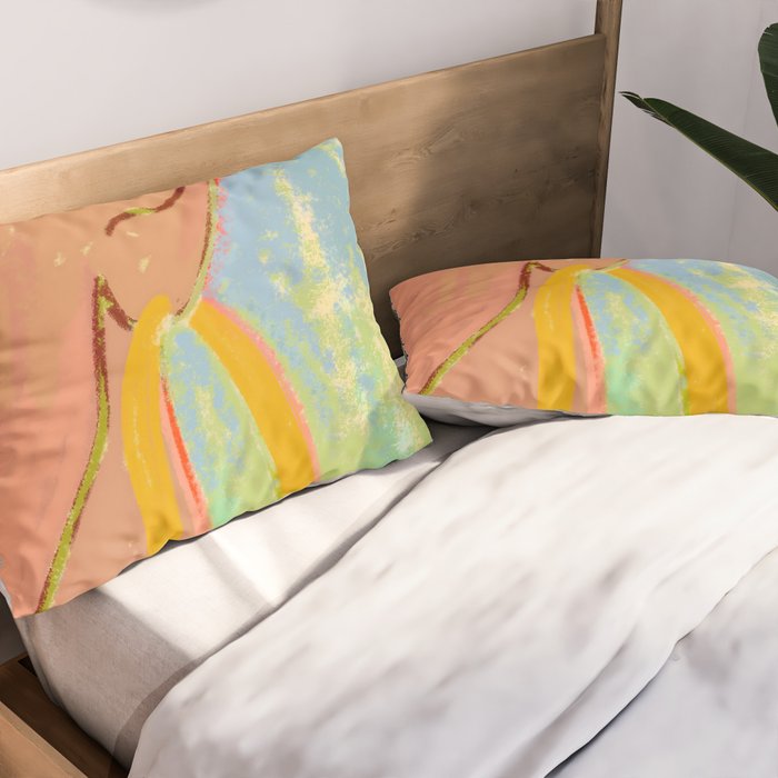 Golden Hoops Pillow Sham Gallery Image 2