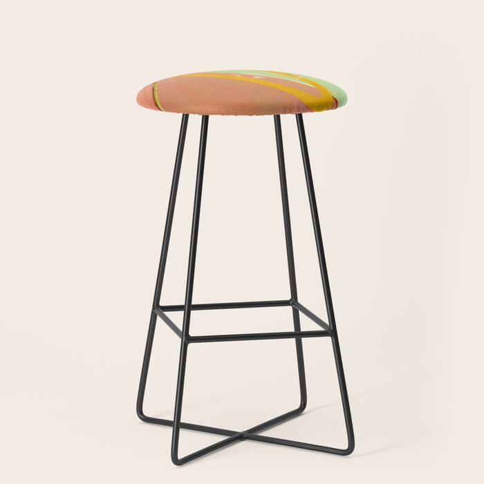 Golden Hoops Stool Gallery Image 1