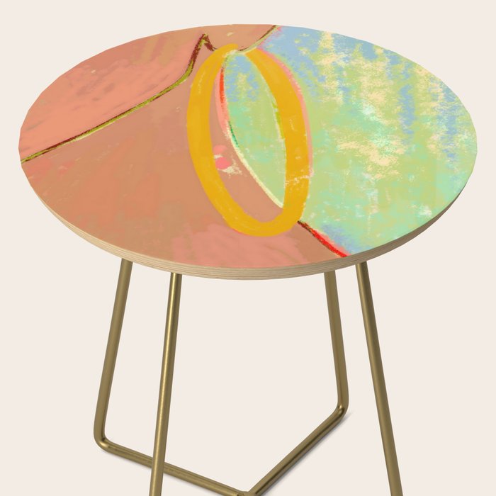 Golden Hoops Side Table Gallery Image 2