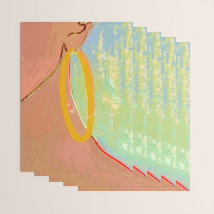 Golden Hoops Wrapping Paper Gallery Image 3
