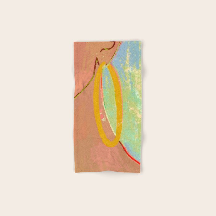 Golden Hoops Bath Towel Gallery Image 1
