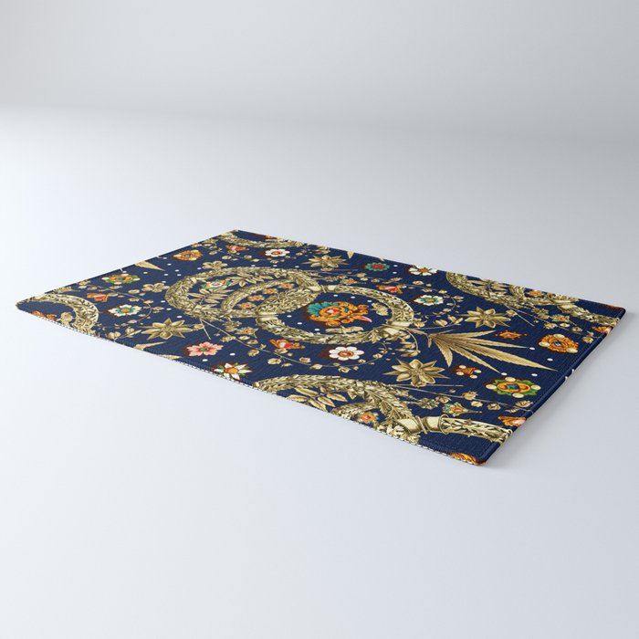 Art Nouveau Floral Pattern Rug Gallery Image 3