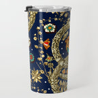 Art Nouveau Floral Pattern Travel Mug Gallery Image 3