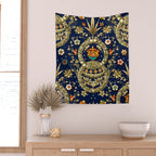 Art Nouveau Floral Pattern Wall Tapestry Gallery Image 2