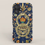 Art Nouveau Floral Pattern iPhone Case Gallery Image 1