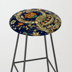 Art Nouveau Floral Pattern Stool Gallery Image 2