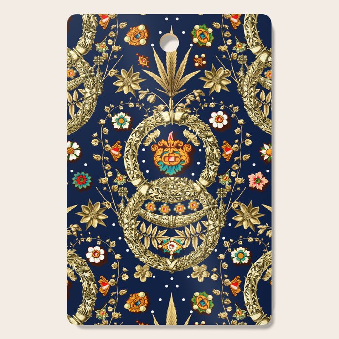 Art Nouveau Floral Pattern Cutting Board Gallery Image 1