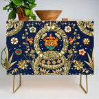 Art Nouveau Floral Pattern Credenza Gallery Image 1