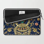 Art Nouveau Floral Pattern Laptop Sleeve Gallery Image 2