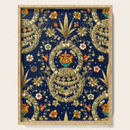 Art Nouveau Floral Pattern Serving Tray Gallery Image 1