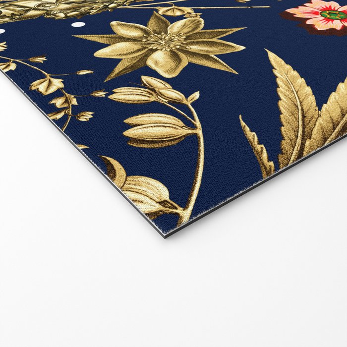 Art Nouveau Floral Pattern Welcome Mat Gallery Image 2
