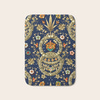 Art Nouveau Floral Pattern Bath Mat Gallery Image 1