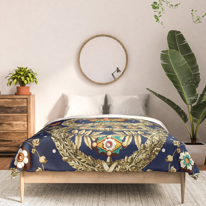 Art Nouveau Floral Pattern Comforter Gallery Image 3