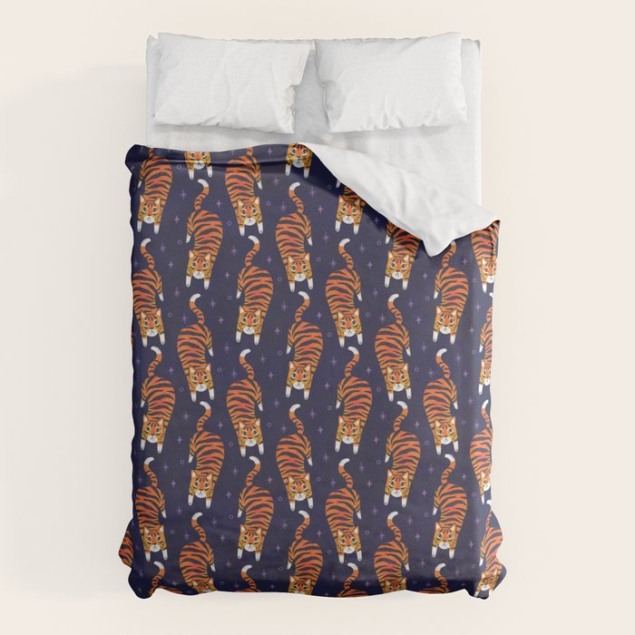 Fierce Tiger  Duvet Cover Gallery Image 6