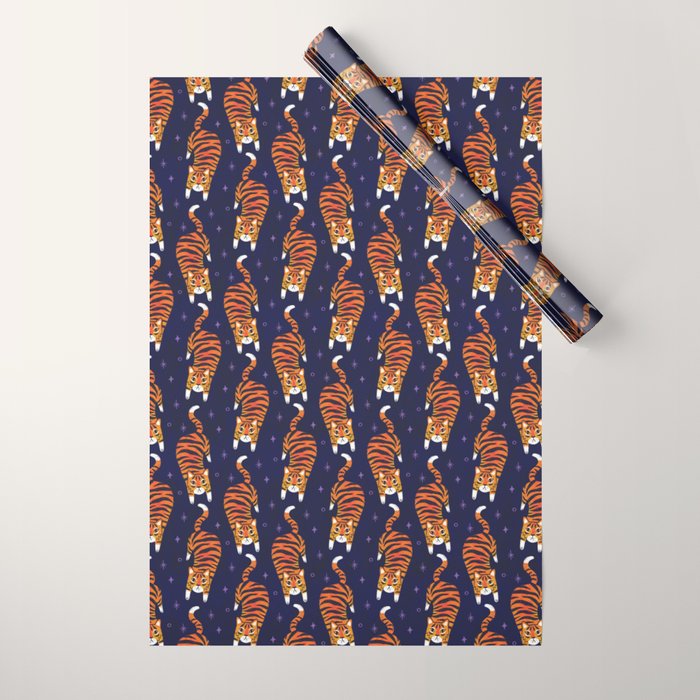 Fierce Tiger  Wrapping Paper