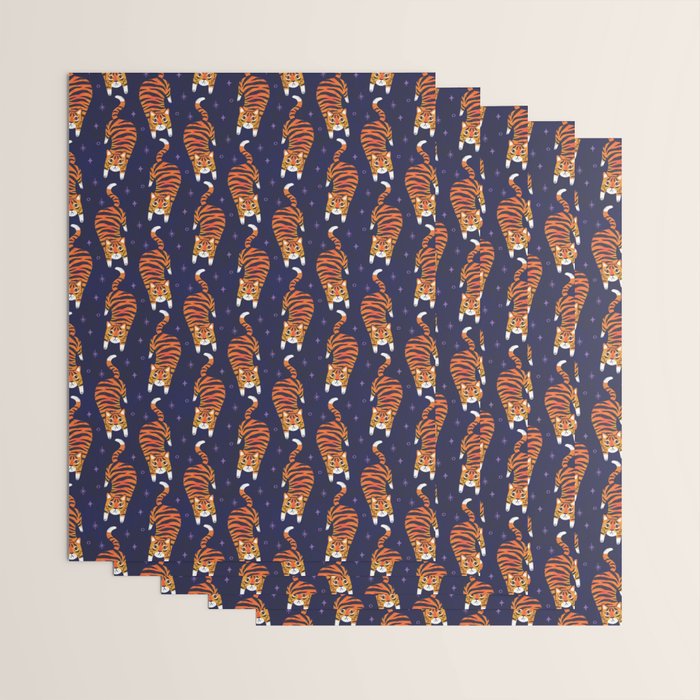 Fierce Tiger  Wrapping Paper Gallery Image 3