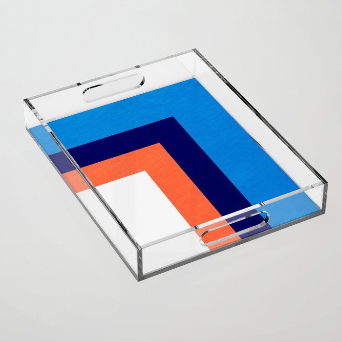 French Riviera: Bauhaus Abstraction 01 Acrylic Tray Gallery Image 1