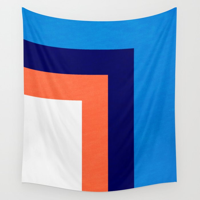 French Riviera: Bauhaus Abstraction 01 Wall Tapestry Gallery Image 4