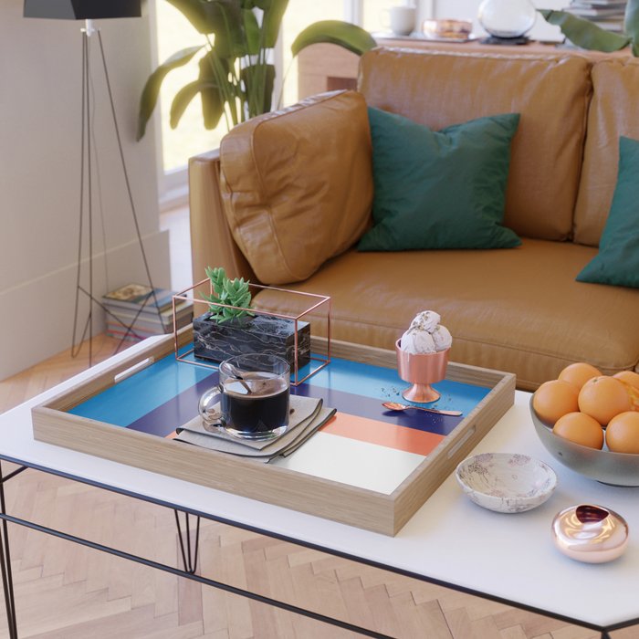 French Riviera: Bauhaus Abstraction 01 Serving Tray Gallery Image 2