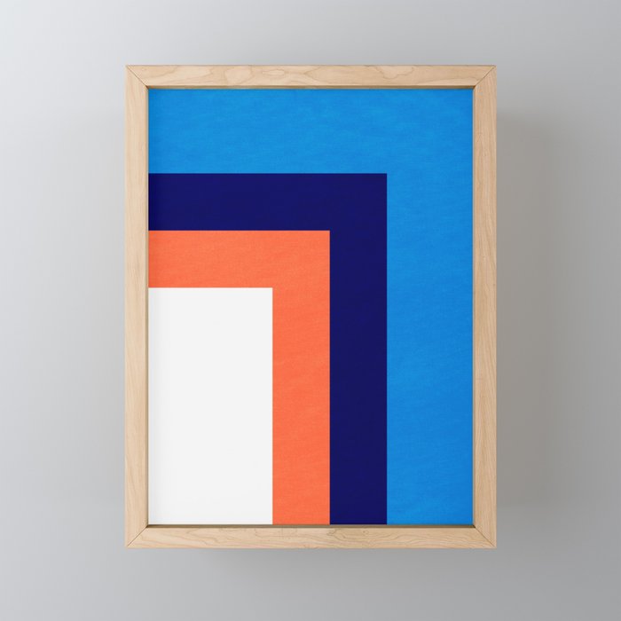 French Riviera: Bauhaus Abstraction 01 Mini Art Print Gallery Image 1