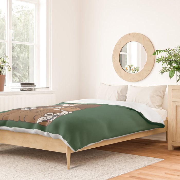 Christmas Tree English Bulldog Duvet Cover Gallery Image 2