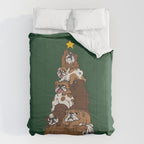 Christmas Tree English Bulldog Comforter Gallery Image 6