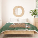 Christmas Tree English Bulldog Duvet Cover Gallery Image 3